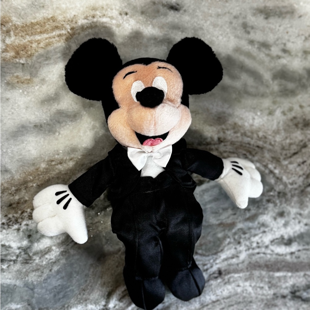 Disney 8” Plush Bridal Set Mickey & Mini Mouse - Picture 3 of 13